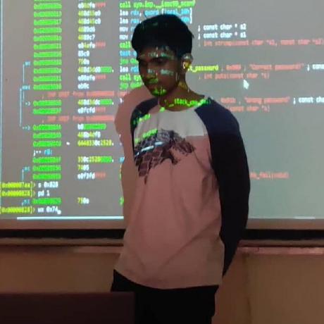 Abhinav Rao's crappy photo